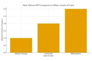 How Virtual IOP Compares to Other Levels of Care